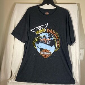 Harley-Davidson Mens
Aerosmith Dream On Black T-Shirt XL